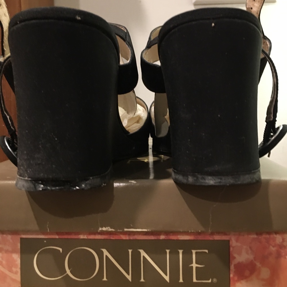 🛍3/$25🛍 NIB CONNIE BLACK HEELS - Picture 3 of 7